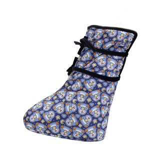 脚受伤打石膏脚骨折脚套专用棉鞋套外穿东北防寒加绒加厚防水耐脏