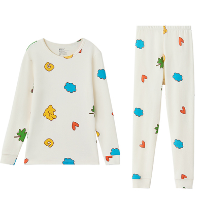 双面磨毛工艺红豆绒秋衣秋裤保暖