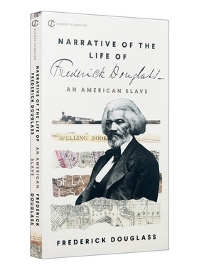 正版 一个美国黑奴的自传 英文原版书 Narrative of the Life of Frederick Douglass 弗雷德里克道格拉斯 进口书籍英文版
