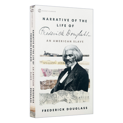 正版 一个美国黑奴的自传 英文原版书 Narrative of the Life of Frederick Douglass 弗雷德里克道格拉斯 进口书籍英文版