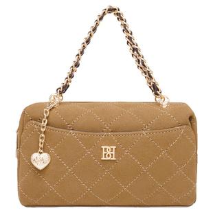 百思图女包2026新款包包女款斜挎包女麂皮小方包手提包链条小包女