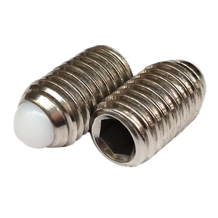 不锈钢波珠螺丝 塑料头弹簧柱塞 球头柱塞 定位珠M3M4M5M6M8M10