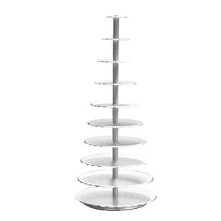 生日蛋糕架蛋糕架子6/8/10多层单/四柱创意婚庆三层展示架铝合金