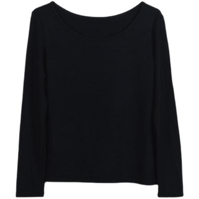 莫代尔薄款长袖打底衫女洋气内搭