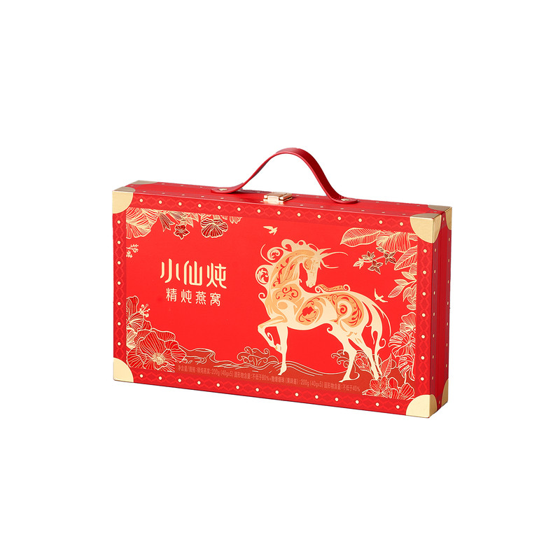 【新年礼物】小仙炖精炖燕窝龙马安康礼盒40g*5瓶送礼营养品滋补