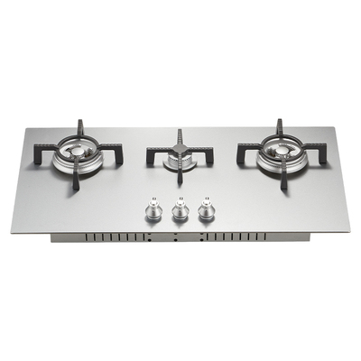 德国波曼登K6实心不锈钢三眼灶