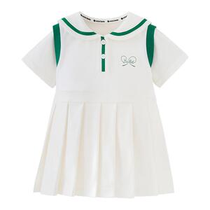 迷你巴拉巴拉女童连衣裙学院风夏季新款