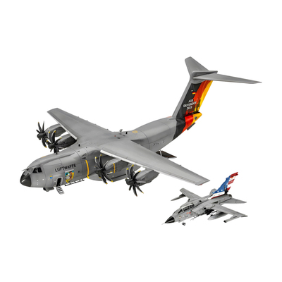 revell拼装模型A400M&狂风双机组