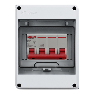 德力西2P/3P/4P 空气开关户外防水配电箱空调保护盒空开不带漏保