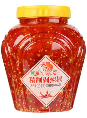 坛坛乡剁辣椒湖南特产拌饭辣椒酱
