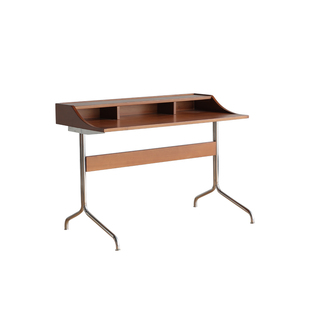 黄杨木实木中古学习桌书桌复古北欧小户型家用阅读办公桌可定制