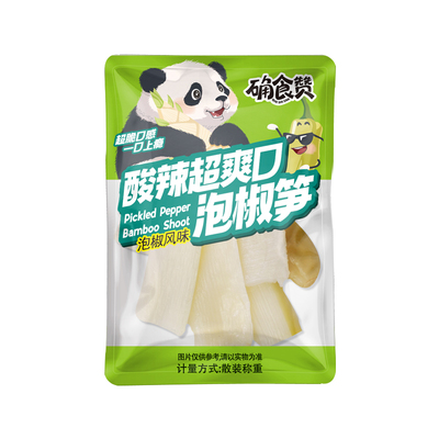 确食赞泡椒竹笋片山椒脆笋片