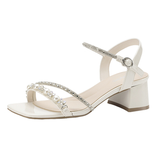 达芙妮露趾凉鞋外穿2026新款春夏季绝美高跟配裙子法式女鞋子绝美