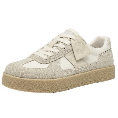 DCSHOES Vancouver 夏季新款牛长绒复古休闲鞋子男鞋真皮厚底板鞋