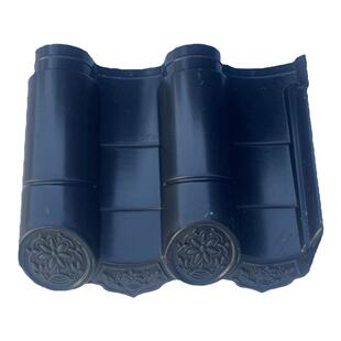 高分子连体瓦仿古小青瓦园林别墅抗裂铜瓦复合装饰轻质防水屋面瓦