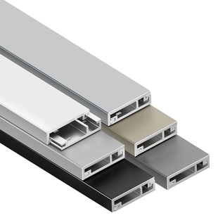 铝合金踢脚线超薄卡扣式极窄贴脚线条3cm6cm金属不锈钢极简地脚线