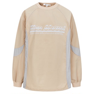 MOUSSY 春季新品机能风反光条撞色解构长袖T恤028ISA30-2521