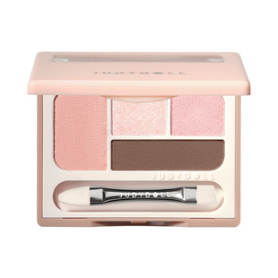 程十安Judydoll橘朵卧蚕盘眼影高光下至一体盘四色日常淡妆正品