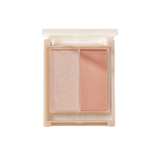 Cezanne/倩诗丽双色腮红膏提亮高光修容水光细腻持久显色清透氛围