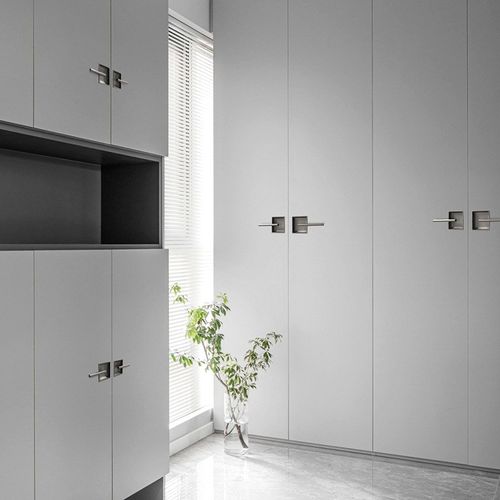 创意暗装拉手现代内嵌扣门手锌合金柜门移拉手嵌入式隐形开槽拉手