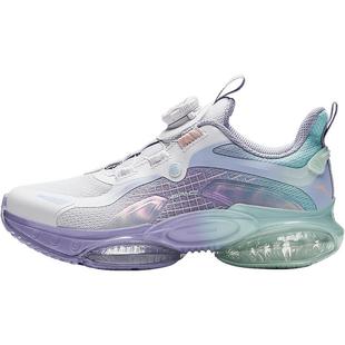 安踏儿童UFO跑鞋女童鞋子2025款女大童跑鞋轻便跑鞋专业鞋子纽扣