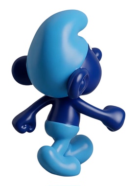 Smurf树脂克莱因蓝艺术摆件