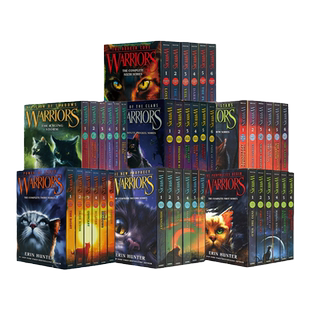 原版进口 猫武士一二三四五六部曲正版合集Warriors The Prophecies Begin儿童冒险读物青少年奇幻励志小说英文课外阅读故事书