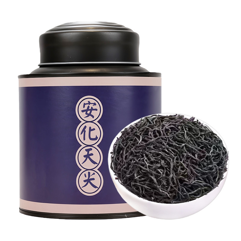 安化黑茶天尖茶叶湖南湘益阳特产黑茶叶散茶浓香型礼盒装陈年奶茶