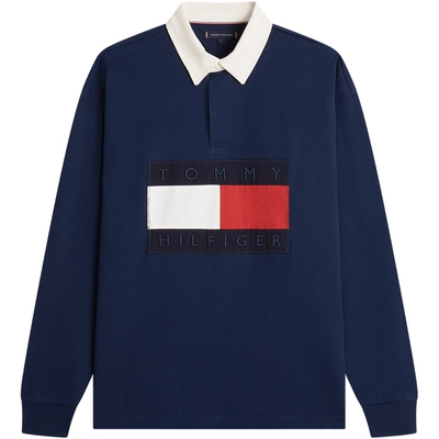 Tommy男女同款纯棉大旗标卫衣