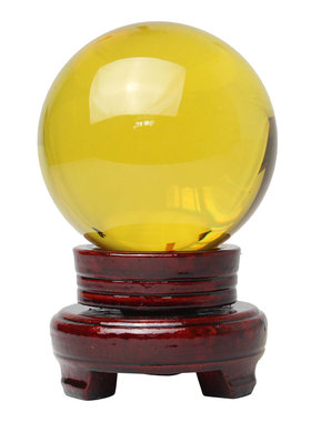 摆件办公室客厅桌面水晶球