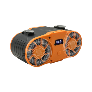 米卡凡挂腰风扇随身便携式夹腰间消暑降温神器高温户外充电强力小风扇挂脖夏天季厨房穿戴超长续航