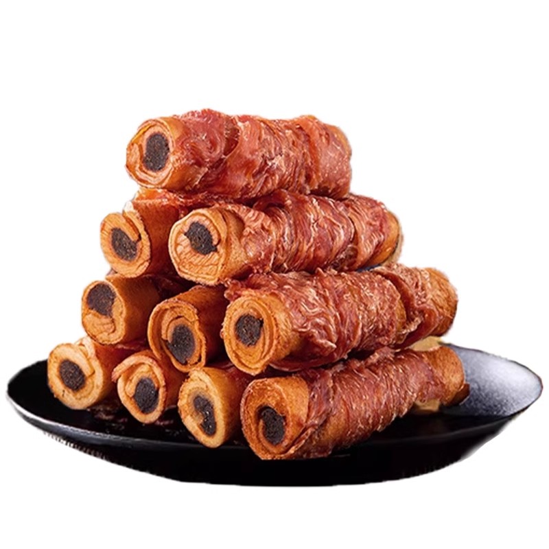 抢!狗狗鸭肉缠牛皮夹心磨牙棒