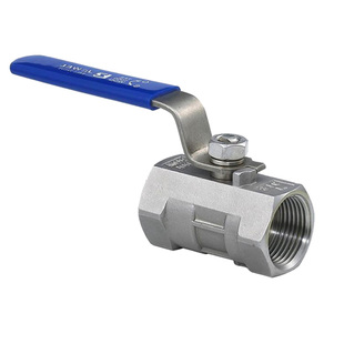 304不锈钢球阀一片式内丝扣螺纹水管开关蒸汽阀门3/4分6分1寸DN15