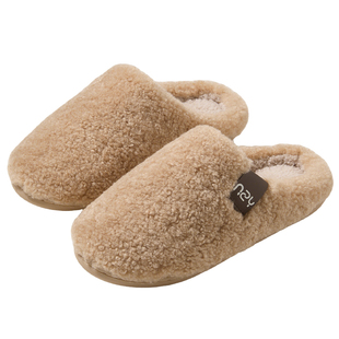 棉拖鞋女冬季2025新款室内家居家防滑保暖加绒毛毛拖鞋男士冬天