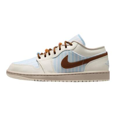 上尚体育Air Jordan 1 AJ1 白蓝 低帮舒适 复古篮球鞋IR7553-422