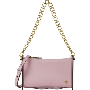 【新年礼物】MANU Atelier 女粉色皮革手提包