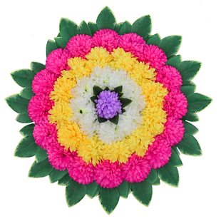 仿真菊花藤条墓碑花串假花藤条祭祀挂花拉花扫墓祭祀装饰清明节