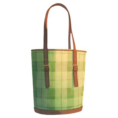 水桶包高级感手提印花通勤腋下包