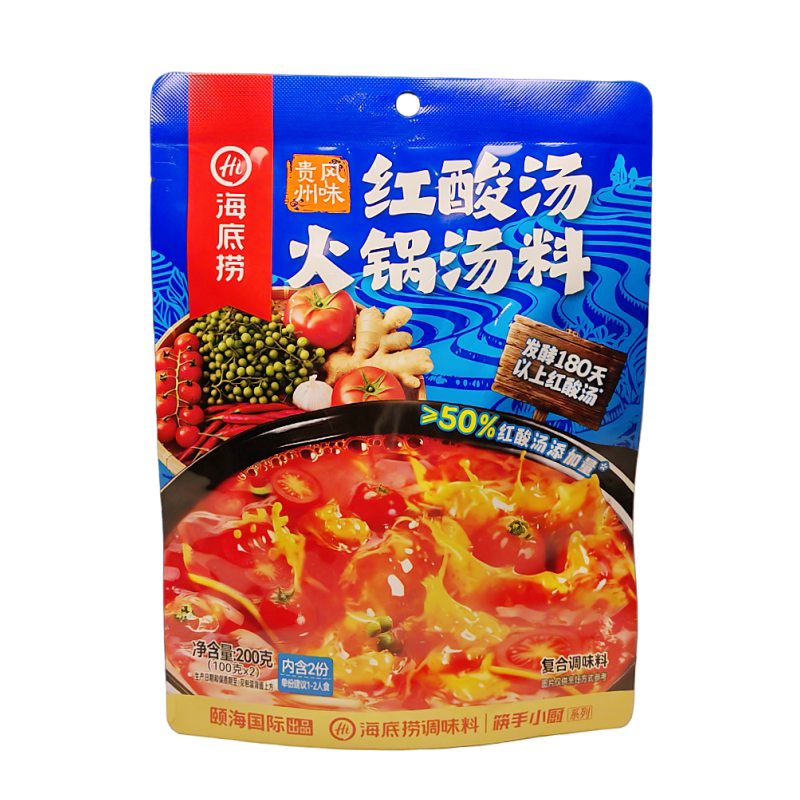 海底捞贵州红酸汤火锅底料200克