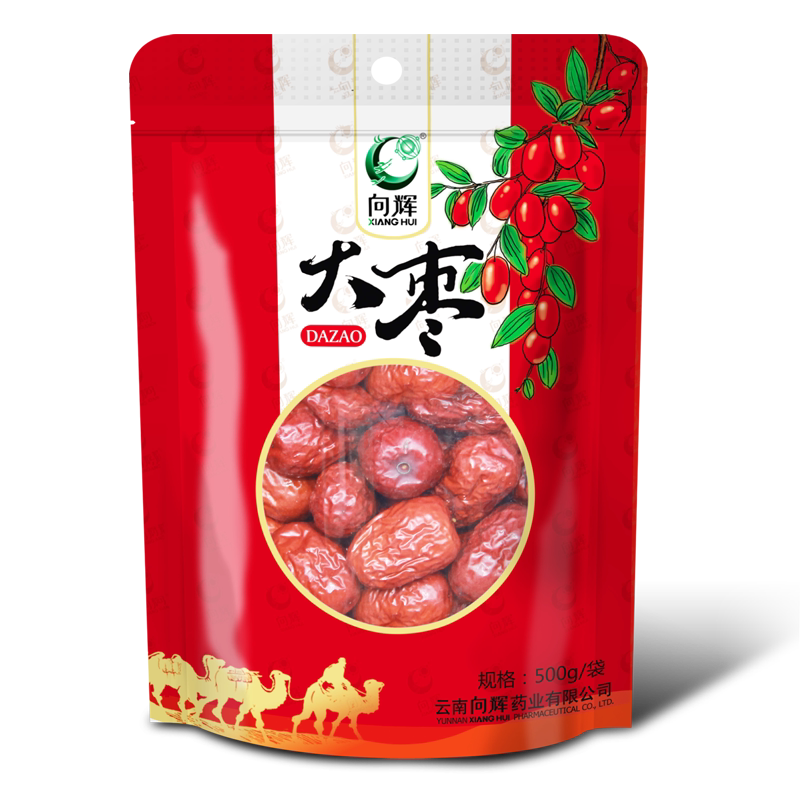 向辉红枣500g/袋 正品官方旗舰店新疆若羌大枣皮薄肉厚核小