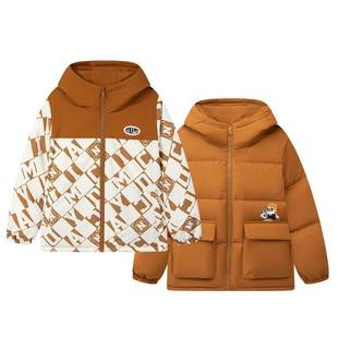 【商场同款】361°童装男童两面穿羽绒服2025年冬季新款小童外套