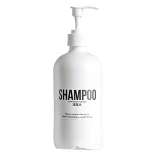 酒店白色塑料洗手液分装空瓶 洗发水沐浴露护发素替换按压式空瓶