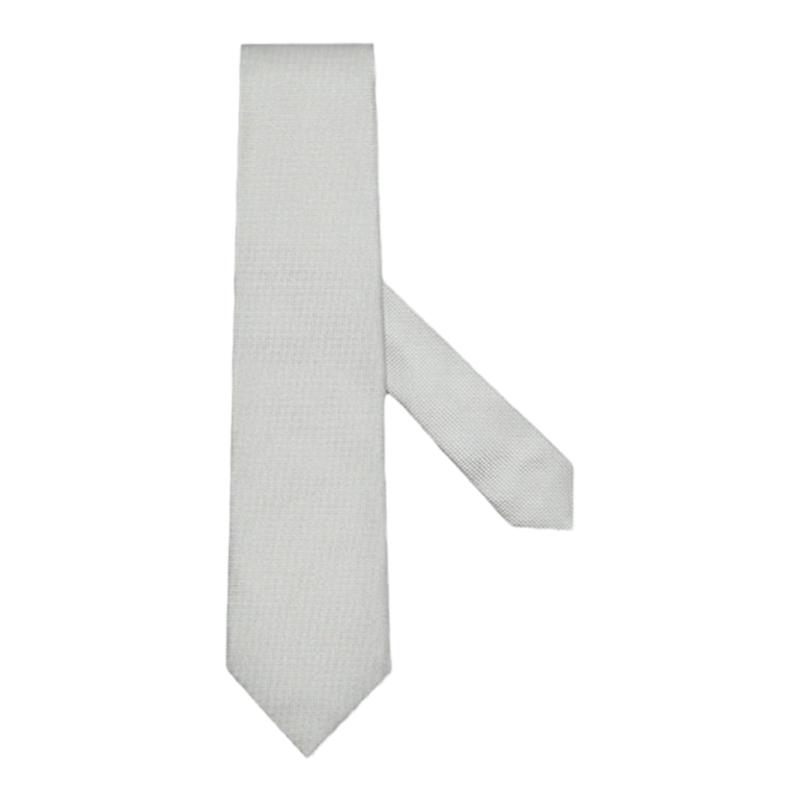 【礼物】ZEGNA杰尼亚配饰浅灰色桑蚕丝领带