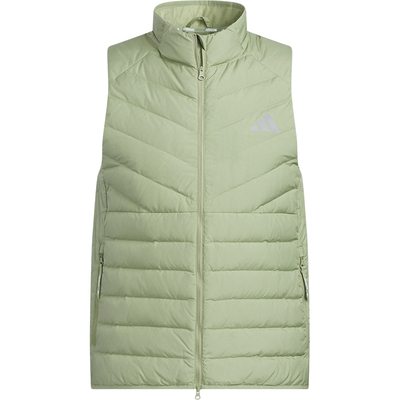 阿迪达斯男士立领保暖羽绒马甲