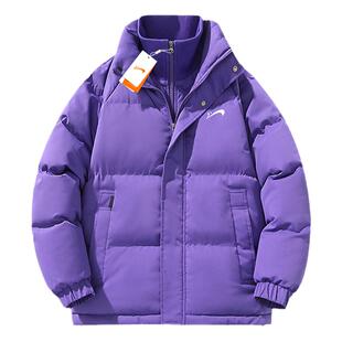 贵人鸟红色棉服男款冬季2026马年本命年红色外套女士棉衣情侣棉袄