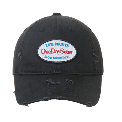 OneDaySober徽标刺绣棒球帽