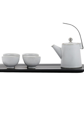 现代中式创意陶瓷办公室玄关