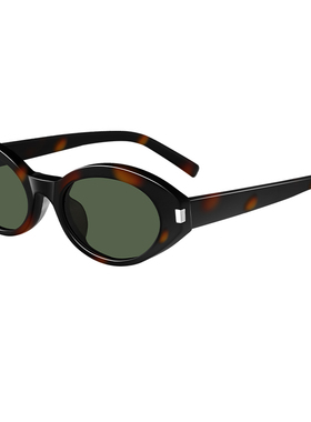 娜扎同款复古窄框猫眼墨镜女2025新款ROSE太阳眼镜防紫外线玳瑁潮