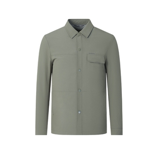 杉杉男装行政夹克男款2025春秋季新款商务休闲工装防风翻领外套男