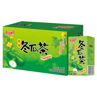 惠尔康冬瓜茶饮料248ml*24盒整箱菊花茶果蔬凉茶清润爽口解腻